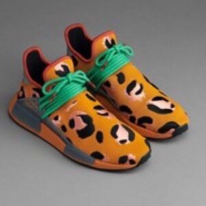 Adidas Pharrell ORIGINALS HU NMD ANIMAL PRINT sz 8
